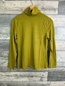 Seasalt Cornwall Landing Top Size UK 12 Green Creek Roll Neck Long Sleeves - Picture 1 of 9