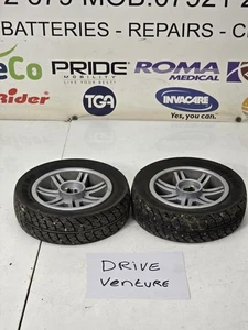 Drive venture mobility scooter parts Rear Wheels And Tyres Pair - Picture 1 of 5