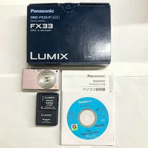 Panasonic LUMIX DMC-FX33 8.1MP Digital Camera - Pink Japan Used - Picture 1 of 13