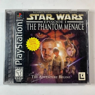 Star Wars Episode 1 The Phantom Menace PS1 Game - Image 1 of 3