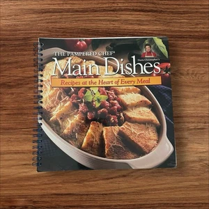 MAIN DISHES Cook Book PAMPERED CHEF SOUPS SANDWICHES PASTA SEAFOOD POTLUCKS Food - Picture 1 of 6
