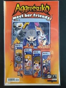Libro de cómics Aggretsuko Meet Her Friends #2 Oni Press en estado bastante bueno/casi nuevo - Imagen 1 de 1