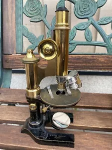 Vintage Leitz Wetzlar Microscope Nr: 76507 W/Wooden Box and Lenses. - Picture 1 of 9