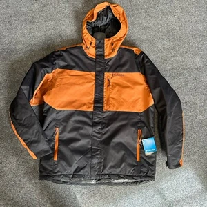 NEW COLUMBIA MEN'S TIPTON PEAK II INSULATED HOODED JACKET IN MULTICOLOR - Picture 1 of 7