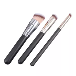 3pcs Cosmetic Tools Makeup Tools Natural- Synthetic Hair Brush - Picture 1 of 12