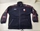 Liverpool FC Reebok Navy Blue Fleece Jacket 98/99 Season Big Size S Fits Large 