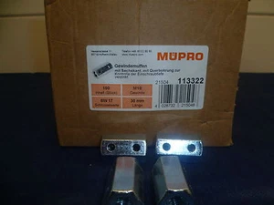 MÜPRO Gewindemuffen mit Sechskant, mit Querbohrung verzinkt Art. 113322 M10 x 30 - Bild 1 von 1