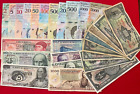 LOT of 26 MEXICO & VENEZUELA BANKNOTES SERIES 100 500 1000 PESOS Billetes World