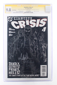 Identity Crisis #1 - D.C. Comics 2004 CGC 9.8 SIGNED MICHEAL TURNER AND MORALES