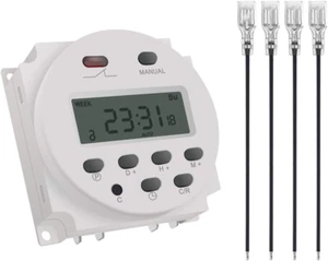 CN101A 12V Timer Switch 7 Days Weekly Programmable Digital Time Relay DC/AC Powe - Picture 1 of 6