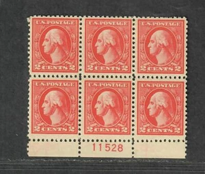 US Sc#528 M/NH/F-VF, Blocco Piastra #11528 Tipo Va, Cv. 175€ - Foto 1 di 2