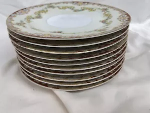Empress China Japan 7.5" Vintage Pattern Dinner Plate- Set of 10 - Picture 1 of 9