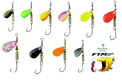 FTM Forellen Blinker 2,5 g / 6cm verschiedene Farben Fishing Tackle Max Spinner - Bild 1 von 2