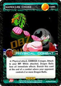 DBZ Dragon Ball Z TCG Panini Movie Collection C26 Namekian Choke Foil - Picture 1 of 1