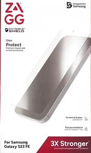 Zagg Invisible Shield Glass Screen Protector - Samsung Galaxy S23 FE- Clear - Picture 1 of 4