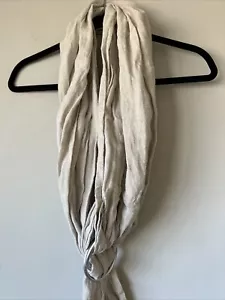 Hip Baby Wrap Sling Baby Infant Carrier 100% Linen Oat Chambray - Picture 1 of 6