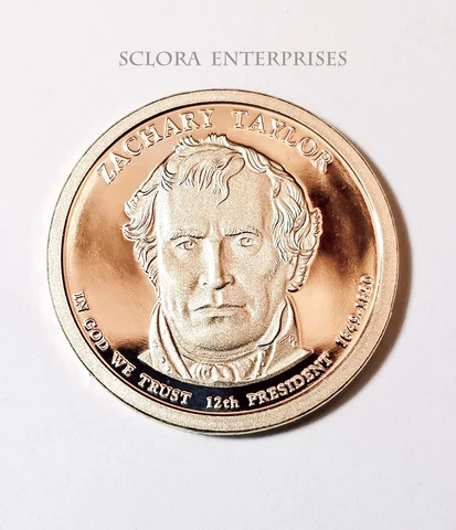 2009 S Zachary Taylor Presidential *PROOF* Coin **FREE SHIPPING** Cover