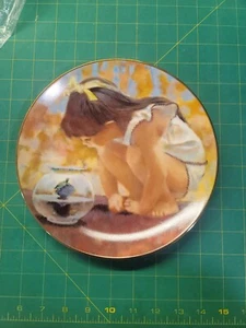 "TURTLE TALK PLATE" PORTRAITS OF CHILDHOOD  BY VILETTA EXCELLENT CLEAN CONDITION - Picture 1 of 3