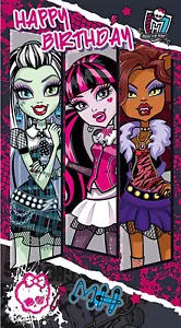 Monster High Birthday Card - Picture 1 of 1