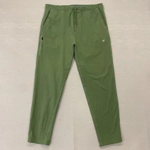 Mack Weldon Ace Jogger Jogginghose Herren XL grün Kordelzug Pull On Reißverschlusstaschen - Bild 1 von 18