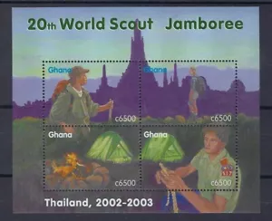 2002 Ghana World Scout Jamboree Thailand m/s 4 - Picture 1 of 1