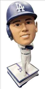 BIG HEAD Shohei Ohtani 2024 Dodgers Bobblehead Forever Collectibles 9 inches NIB - Picture 1 of 3