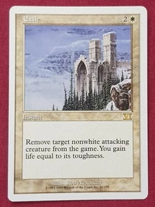 Magic The Gathering 6ª EDICIÓN EXILE tarjeta blanca Magic The Gathering sexta - Imagen 1 de 2
