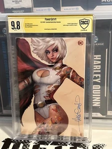 Power Girl #1 CBCS 9.8 Signed By Szerdy Tattoo Virgin Variant Cover Exclusive MT - Picture 1 of 2