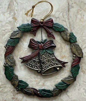 Vintage Russ Ornament Heirloom Collection #5918 Sinos de Natal - Imagem 1 de 4