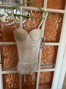 Two Piece Bustier and matching Thong fr Seven Til Eleven size Large - Picture 1 of 4