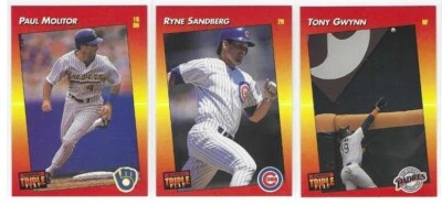 1992 Donruss Triple Play Baseball base cards - Finish Your Set ! Volume Pricing! - Image 1 of 4
