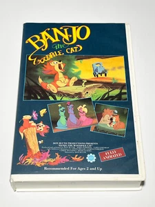 Don Bluth Classic Banjo The Woodpile Cat VHS TAPE Very Rare 1979 TESTED - Picture 1 of 8