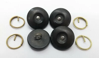 Original Vintage Británico Militar Edición Caña Fatiga / General Botones & Aros - Imagen 1 de 3