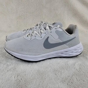 Men’s Nike Revolution 6 Next Nature Running Shoes Size 8 White and Gray - Picture 1 of 13