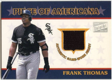 2003 Bazooka Piece of Americana Relic insert card Frank Thomas  *WHITE SOX*