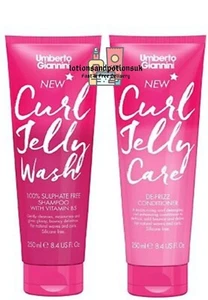 Umberto Giannini CURL JELLY Wash Shampoo and Care Conditioner 250ml - Picture 1 of 3