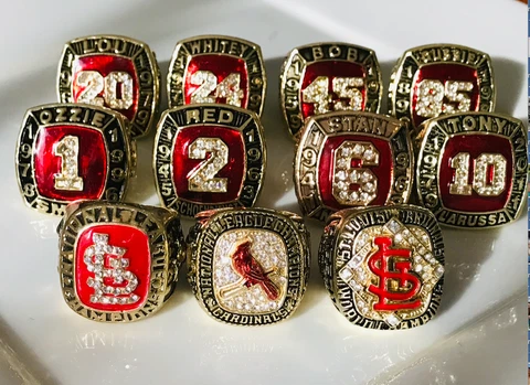 St. Louis Cardinals Work Series Championship Stadium Rings Cover