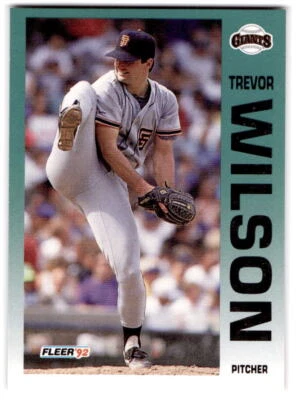 Trevor Wilson 1992 Fleer #651 San Francisco Giants - Image 1 of 2