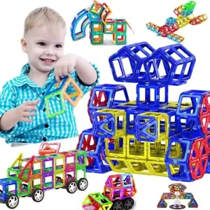 60 or 118 piece Magnetic Building Blocks Set - Picture 1 of 9