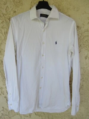 Chemise POLO RALPH LAUREN blanc manches longues 15 38 - Photo 1/4