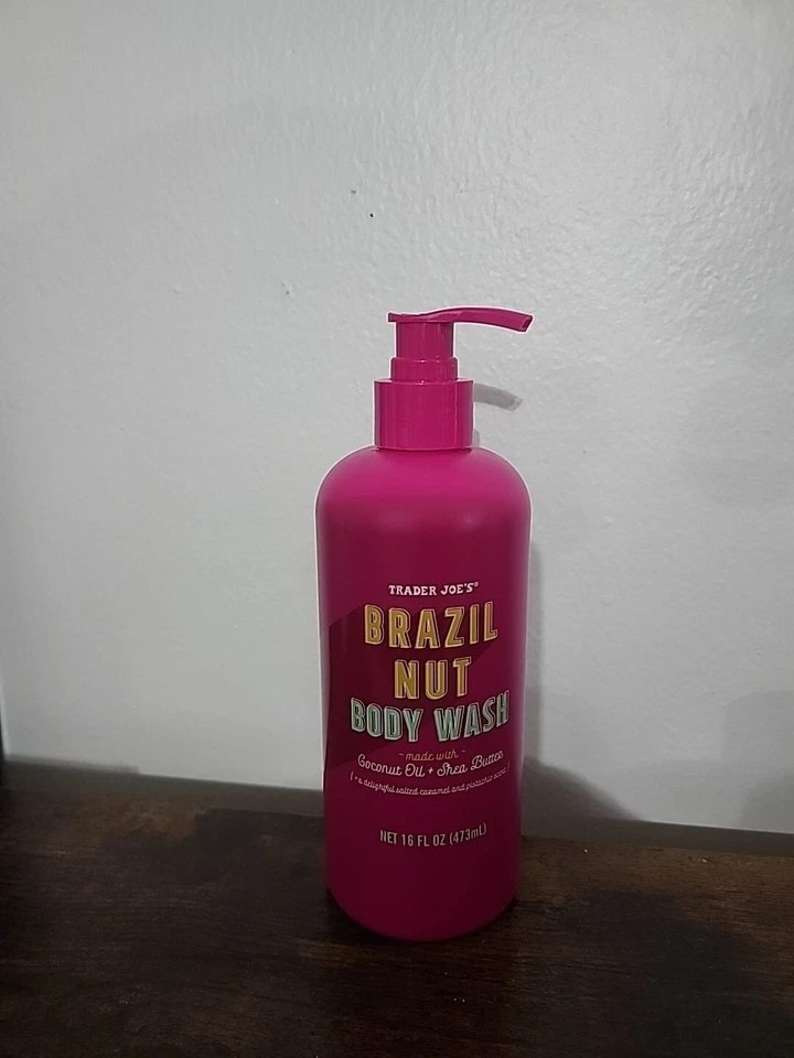Trader Joe's Brazil Nut Body Wash With Coconut Oil Shea Butter 16oz New - Image 1 of 2