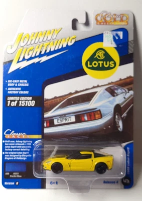 Johnny Lightning ERROR Corvette C6 Z06 on Lotus Esprit card - Image 1 of 2