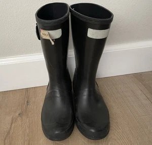 Stivali da pioggia Hunter originali bambini classici neri unisex bambino US 13 ragazzi 1 ragazza - Foto 1 di 8
