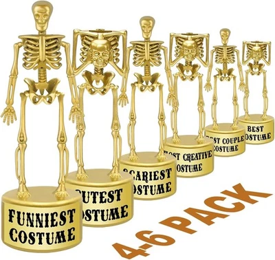 ORIENTAL CHERRY Halloween Party Supplies - Golden Best Costume Skeleton...