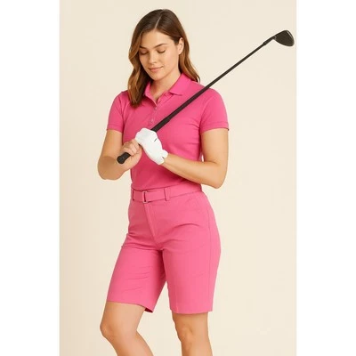 Bermudas Ralph Lauren Golf Rosa con Detalle de Hebilla Talla 0 Foto 1 de 4
