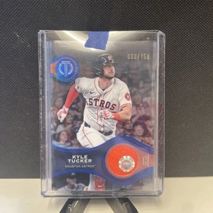Kyle Tucker 2025 Topps Tribute Stamp of Approval #SOA-KT Blue /150 - Picture 1 of 2