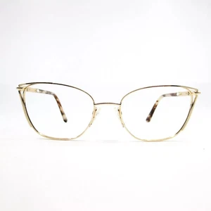 Chelsea Morgan CM 202222 Women's Cat Eye Gold Eyeglasses 52x18x135 - Picture 1 of 9