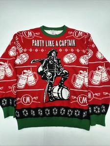 Maglione Captain Morgan brutto Natale taglia grande festa come un capitano vacanza - Foto 1 di 8