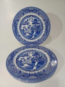 Royal Stafford Blue Willow Dinner Plate Set Of 4, 11", New - Picture 1 of 1