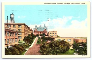 San Marcos Texas Southwest State Teachers' College Postcard B491 - Picture 1 of 2